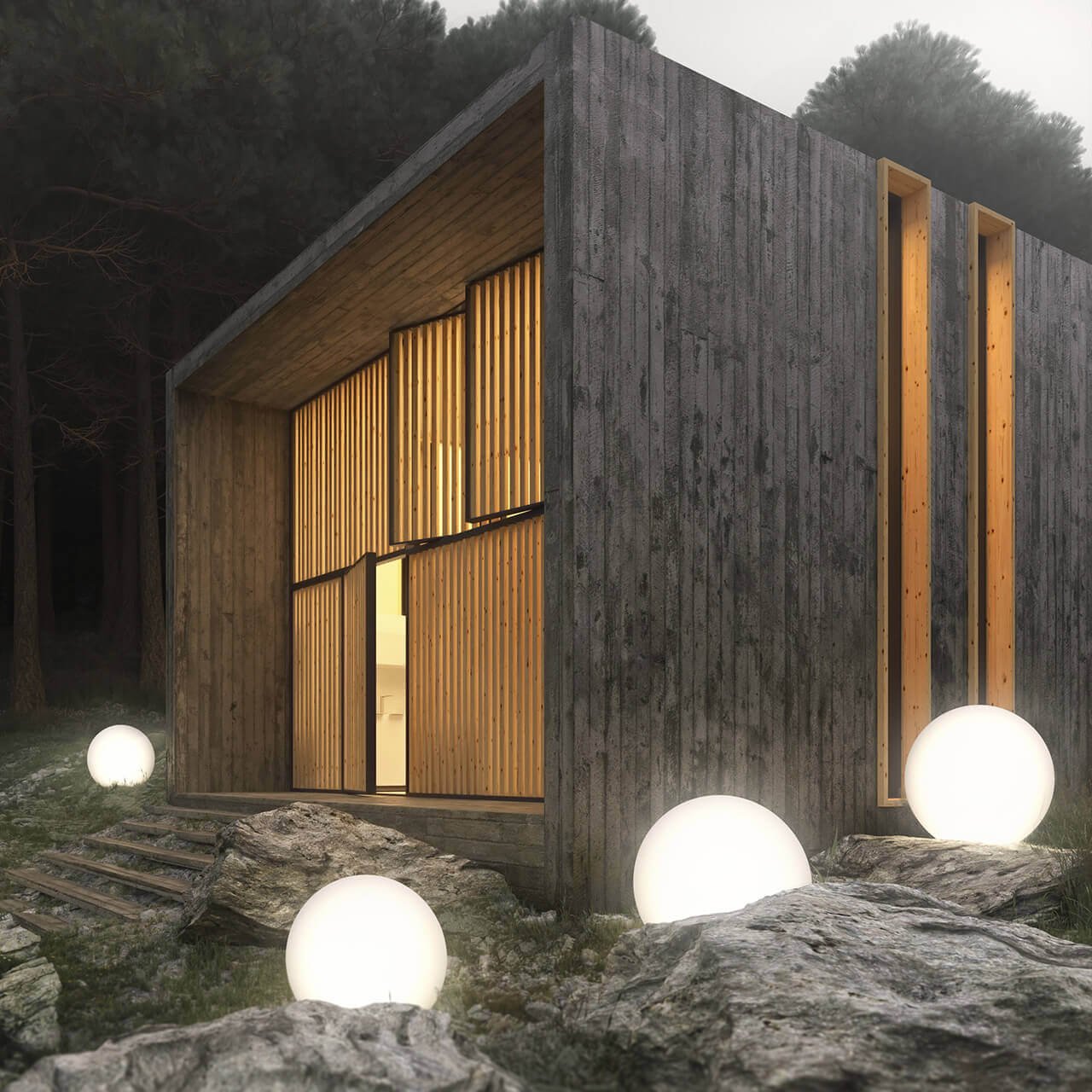 Ландшафтный светильник M3light Sphere 11577010 M3LIGHT SPHERE 311921 Белый - Вид №1