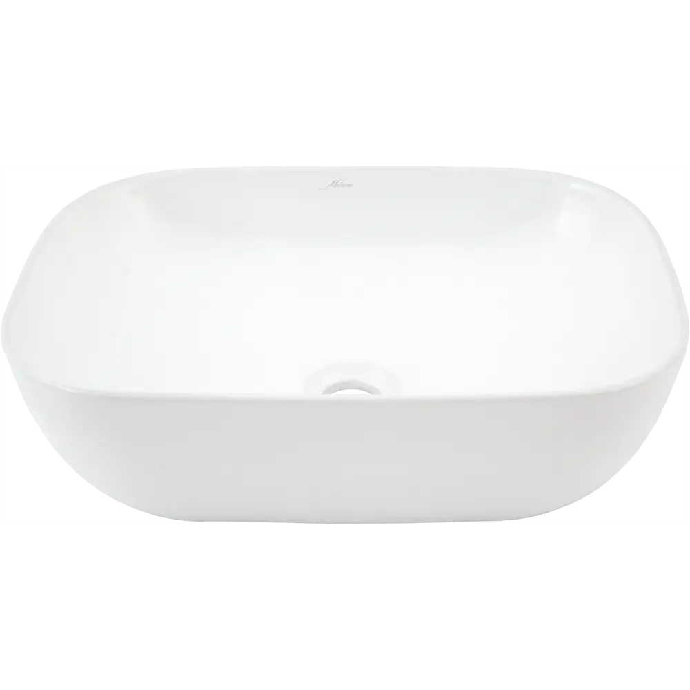 Раковина Melana MLN-78105 накладная для столешницы белая 82381790 Pepo STLM-0025983