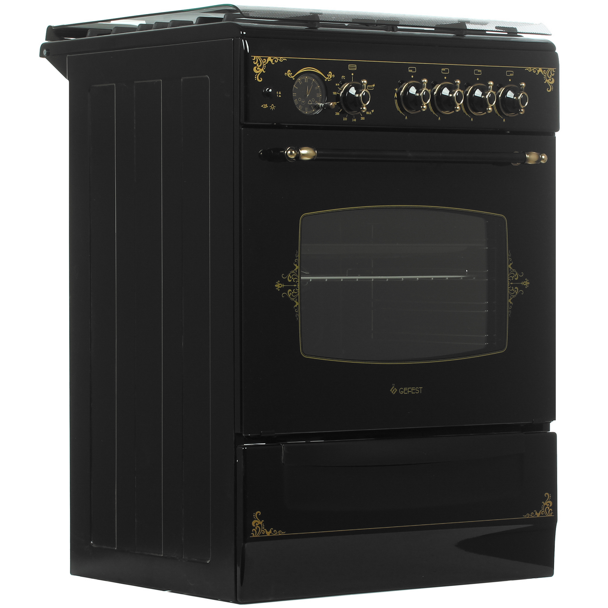 1266646 Газовая плита Gefest ПГ 6100-03 0179 черный STDN-0121251 - Вид №1