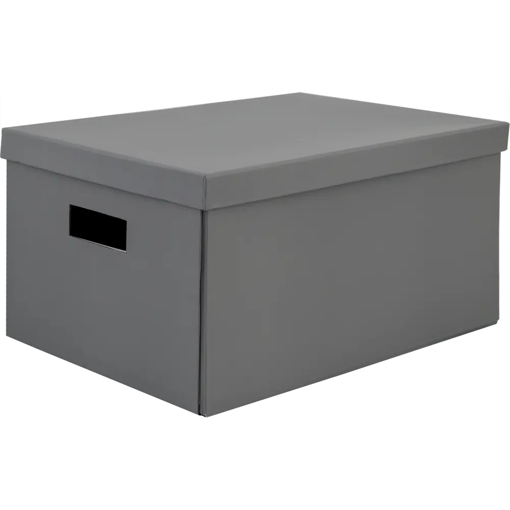STORIDEA Складная картонная коробка для хранения 40×28×20 см, серая 82861131 STLM-0037299