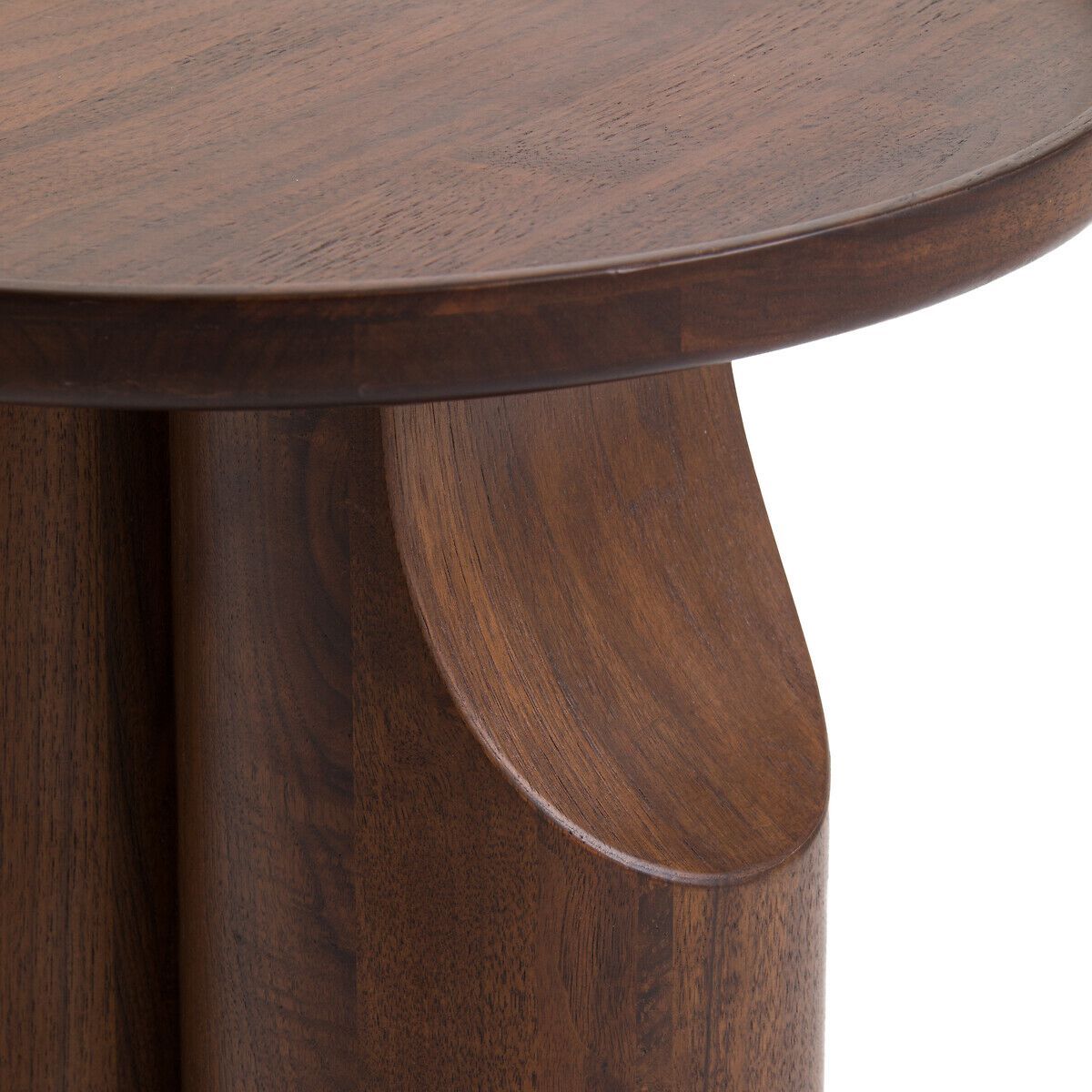 Круглый журнальный столик из орехового дерева AMPM STIGIDO ARCH-00081618 - Вид №9