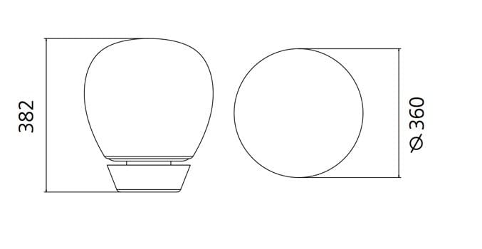 Светодиодная настольная лампа из дутого стекла Artemide Empathia ARCH-00121027 - Вид №17