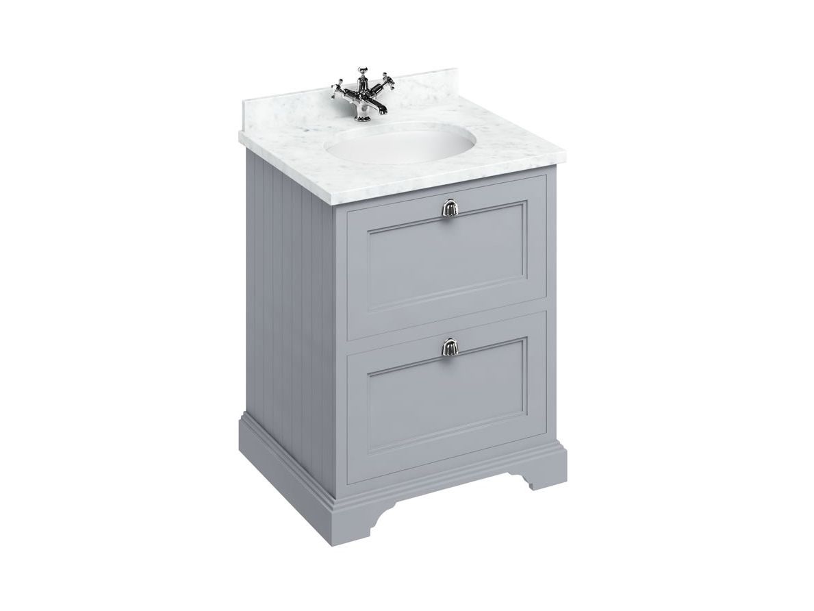 Напольный шкаф для умывальника из МДФ с ящиками Burlington MINERVA ARCH-00047533 - Вид №10