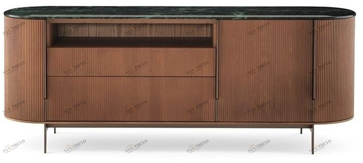 Gallotti&Radice Буфет из ясеня с дверцами и ящиками Kumi sun-id-1354040