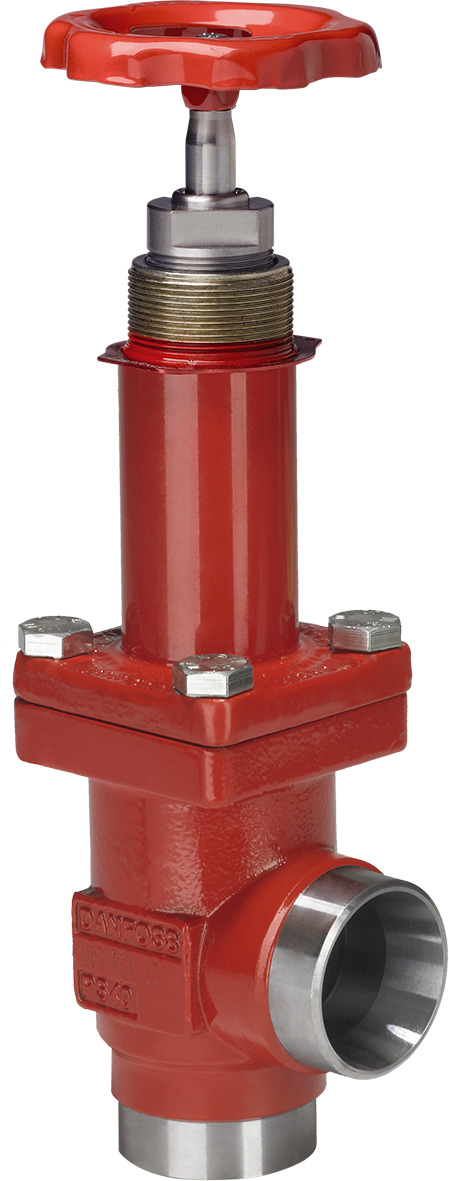 Danfoss SVA-L — запорные клапаны с удлиненным штоком SVA-L 20 A STR H-WHEEL Запорный клапан 148B5370  - Вид №8