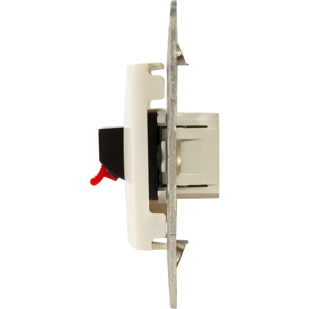 Аудио розетка встраиваемая Systeme Electric Unica, цвет бежевый 12514404 STLM-2150609 - Вид №4