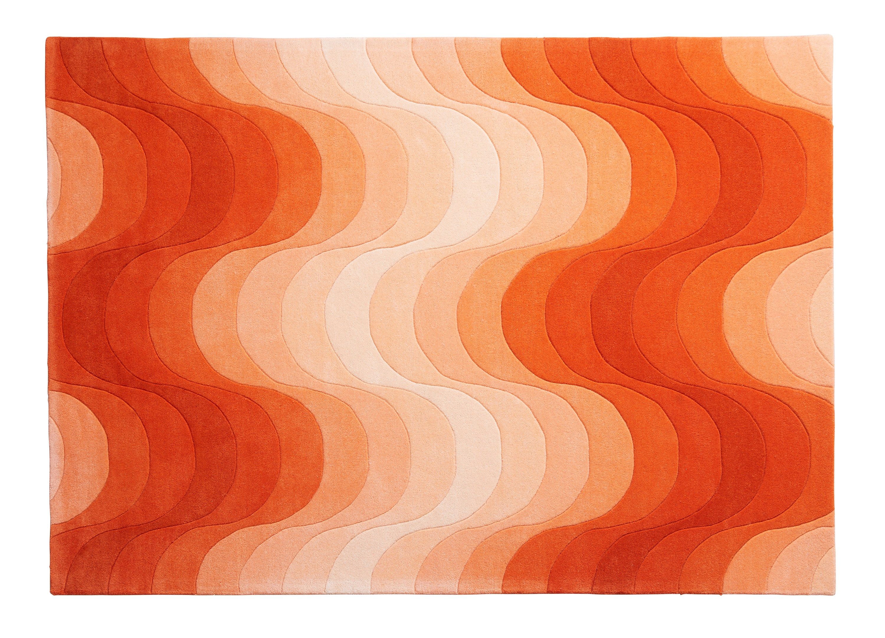 Прямоугольный шерстяной ковер с геометрическим рисунком VERPAN WAVE ARCH-00078577 - Вид №5