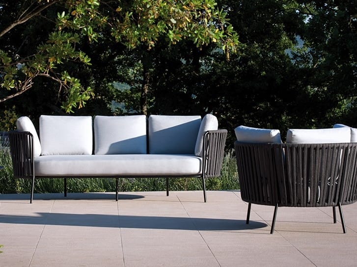 4-местный тканевый садовый диван Vermobil Daisy Rope ARCH-00151922 - Вид №3