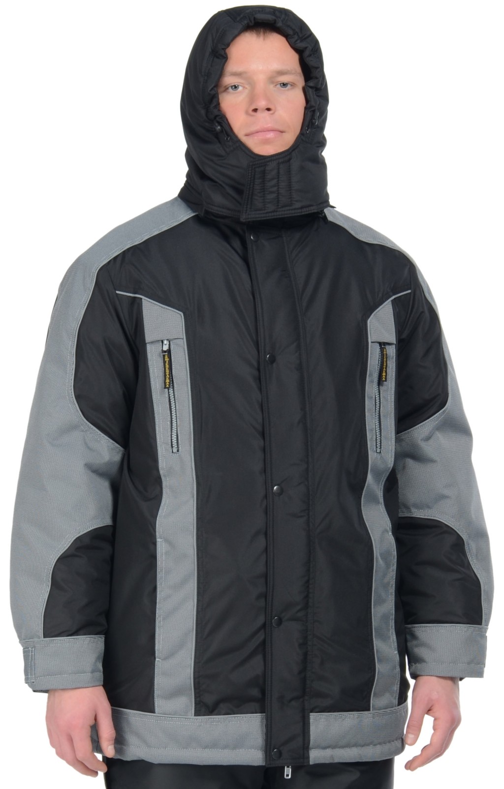 63106 Куртка "Ультра" зимняя черная  Зимняя спецодежда  размер 48-50/182-188  - Вид №11