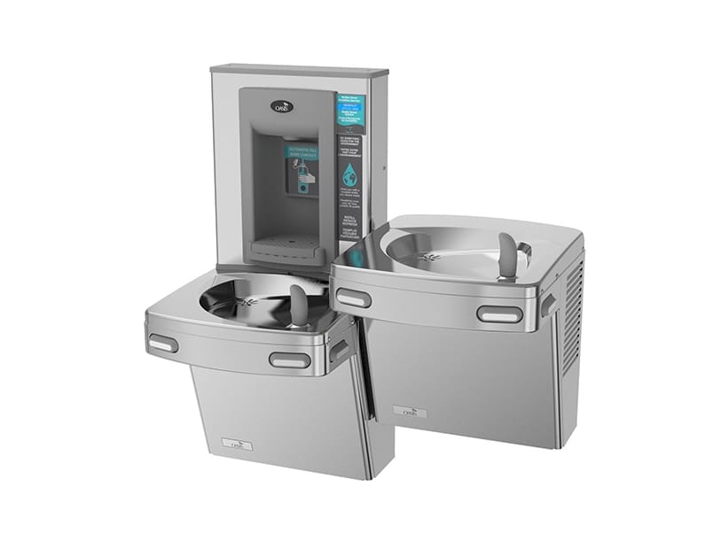 Бесконтактный диспенсер для воды с питьевым фонтаном OASIS International VersaFiller ARCH-00001782 - Вид №1