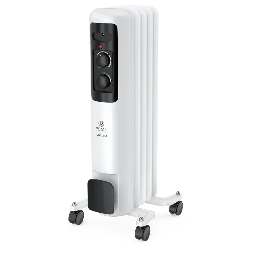 Обогреватель масляный Royal Clima GU7-1500M с механическим термостатом 1500 Вт цвет белый STLM-2134727 - Вид №1