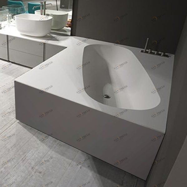 Ванна отдельно стоящая DIMORA52 Antonio Lupi DIMORA с панелями Antoniolupi