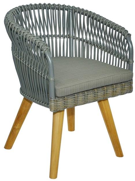 cbdesign Садовый стул из синтетического волокна с подлокотниками Aruba N301n3 - Вид №1