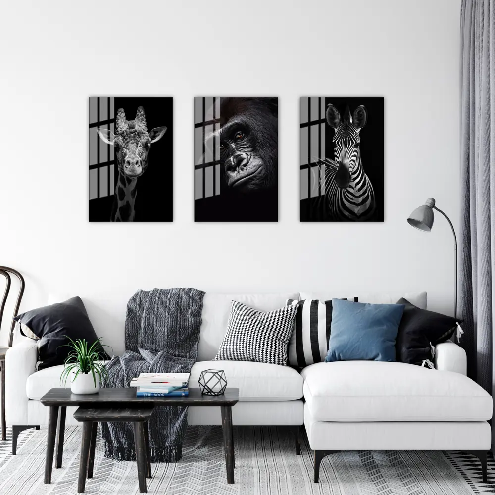 Картина на стекле «Жираф» 40x60 см 82977345 STLM-2077241 ARTABOSKO  - Вид №5