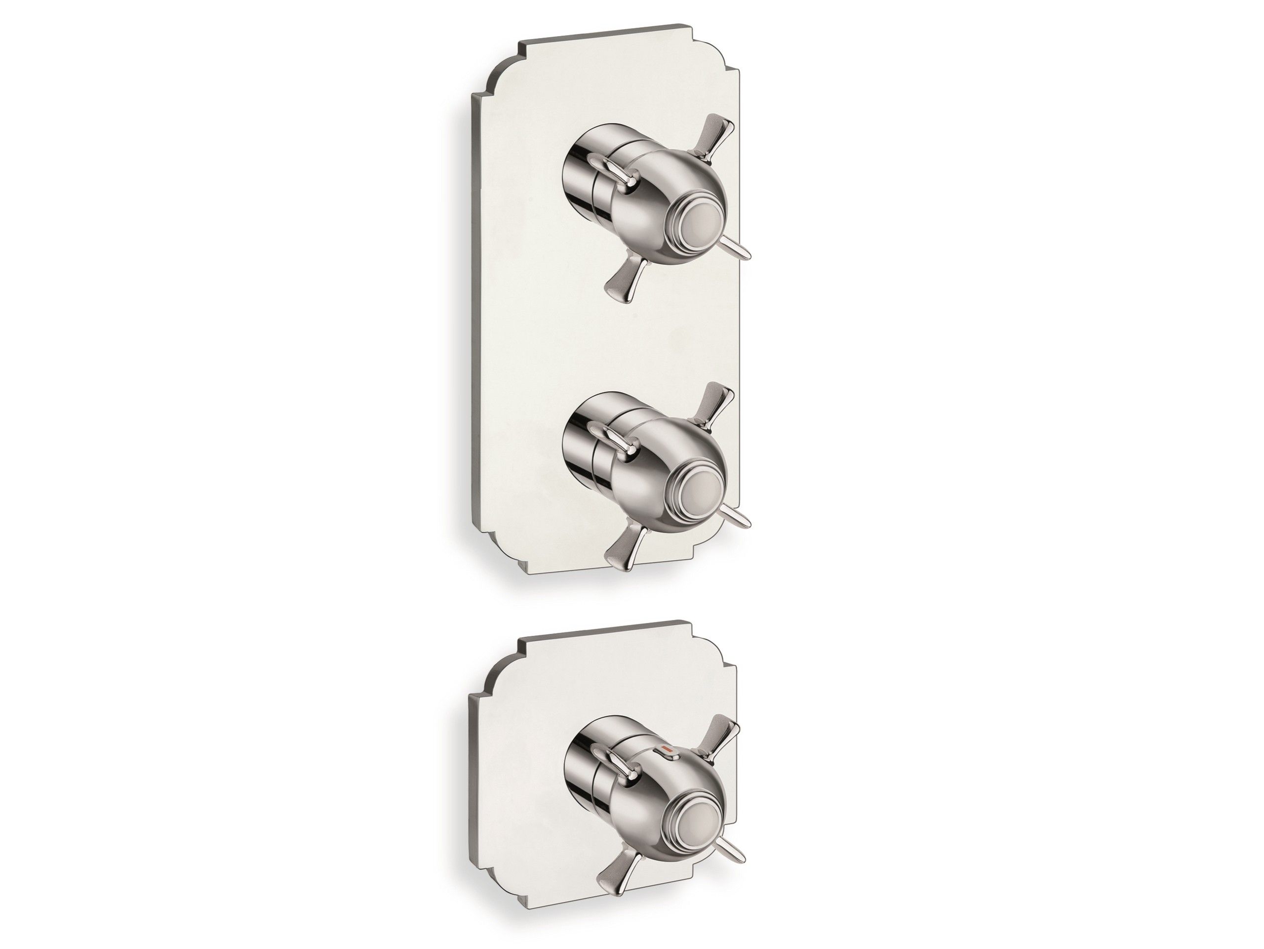 Термостатический смеситель для душа / ванны с 3 отверстиями с пластиной CRISTINA Rubinetterie Термостатические смесители-Shower &amp ARCH-00078597 - Вид №1