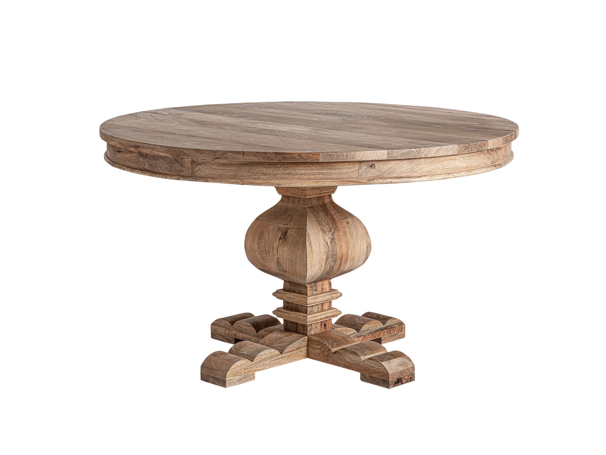 Круглый обеденный стол из манго Vical Home KEHRIG ARCH-00152803