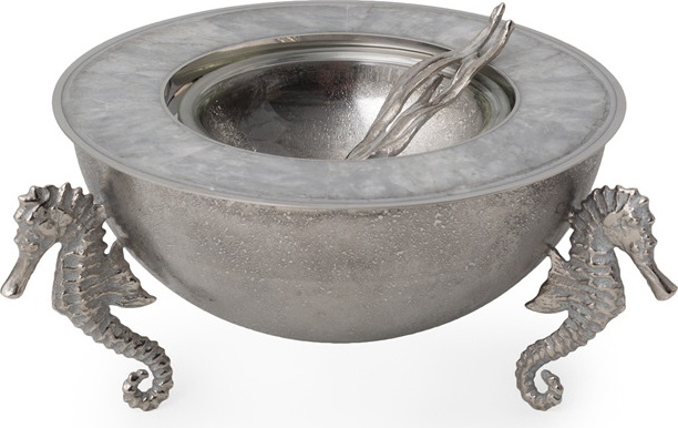 10620892 Икорница Стальная Michael Aram 