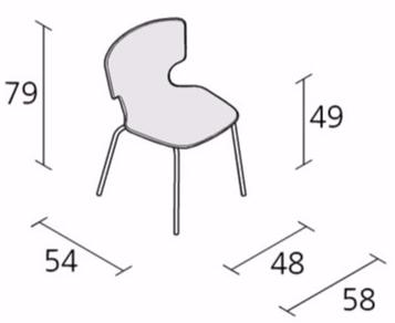Alias Стул складной со съемной крышкой Enna erice sun-id-1437197 - Вид №1