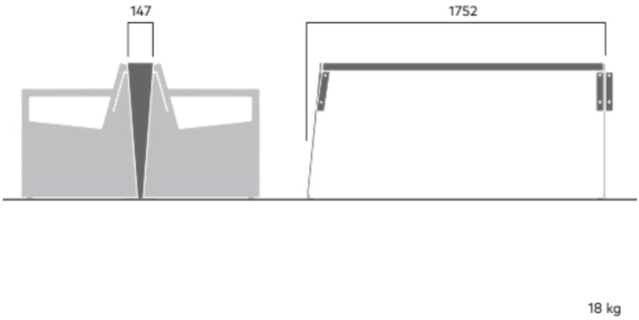 VESTRE Скамейка из стали и дерева с подлокотниками Bloc sun-id-1488211 - Вид №10