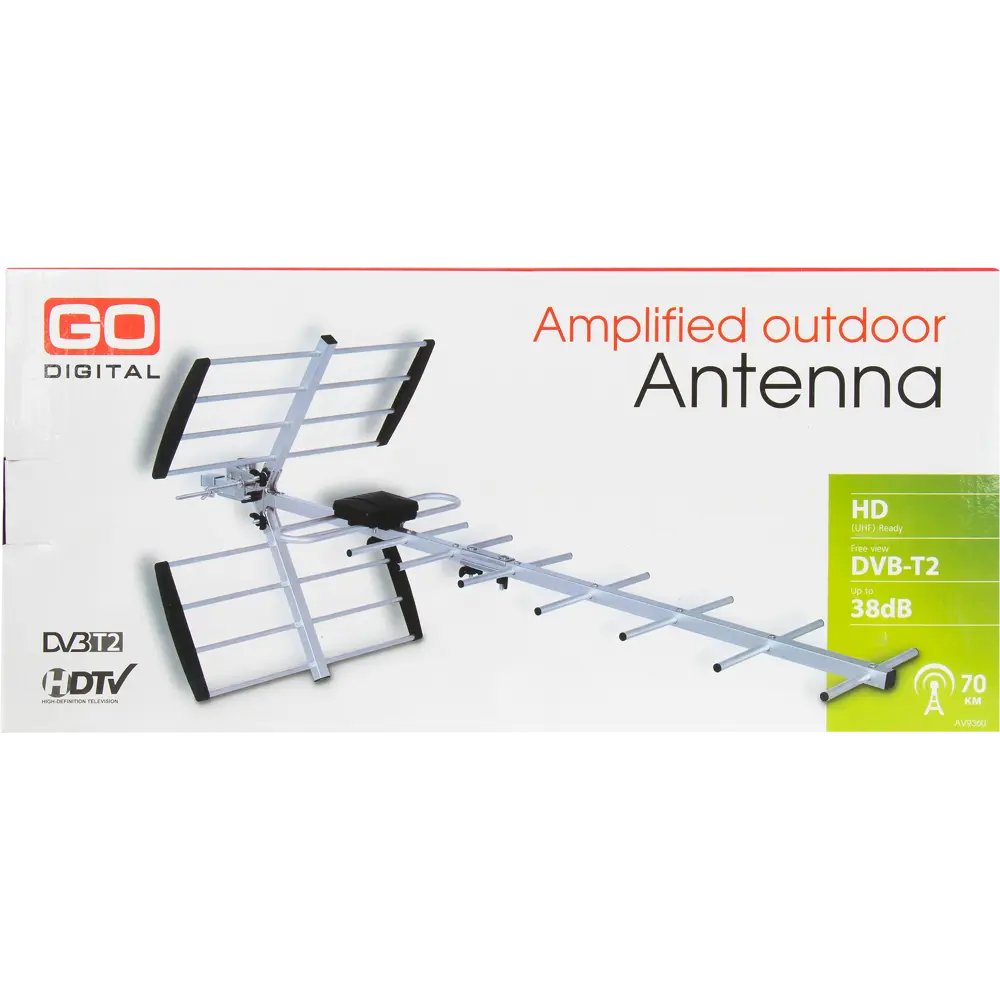 Антенна телевизионная наружная AV 9360 с усилителем 82365441 STLM-2117936 GODIGITAL  - Вид №7