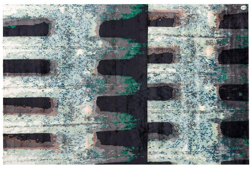 Diacasan Edition Прямоугольный коврик ручной работы из растительного шелка Emmanuel thibault sun-id-1489158