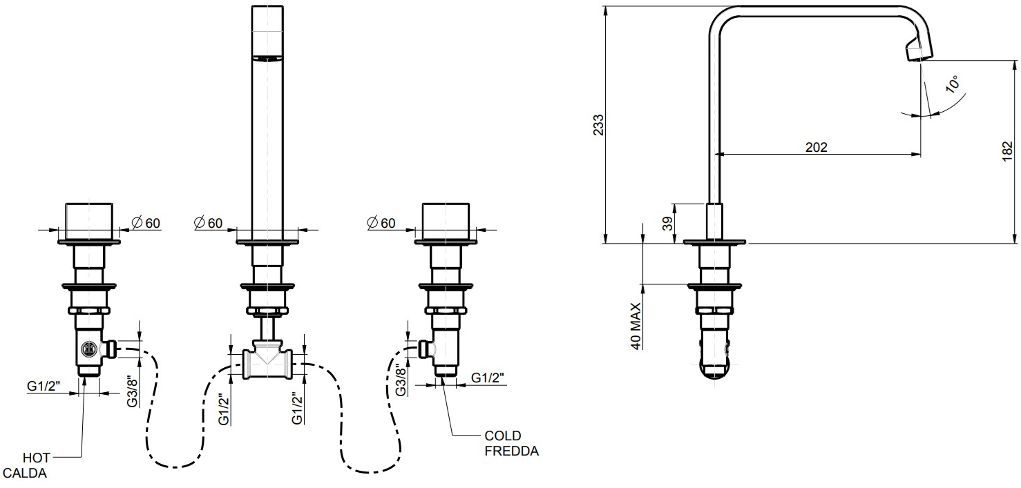 Rubinetterie Frattini Смеситель для умывальника Luce sun-id-1360871 - Вид №1