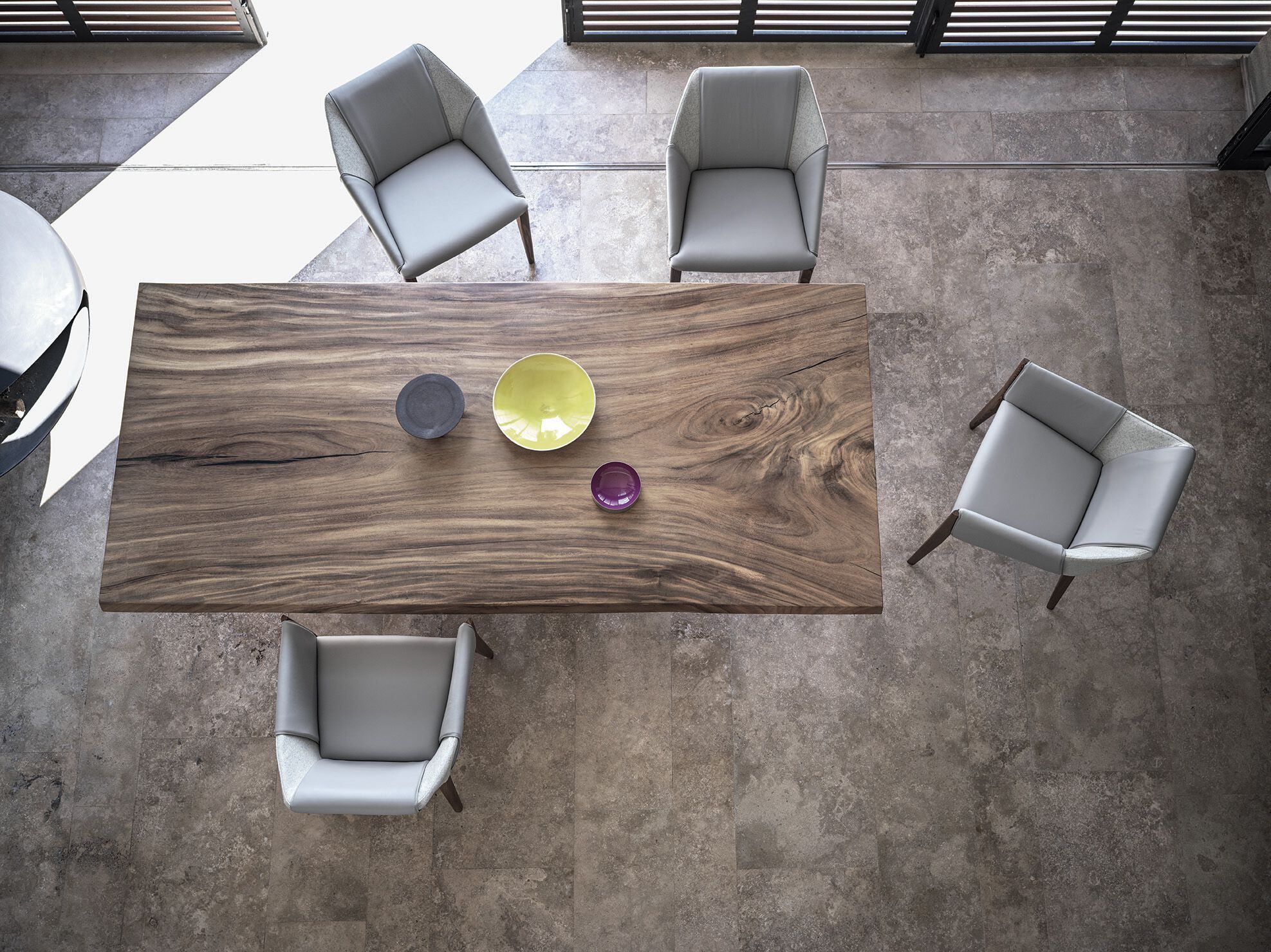 Прямоугольный обеденный стол из стали и дерева Bontempi Casa IMPERIAL ARCH-00071638 - Вид №1