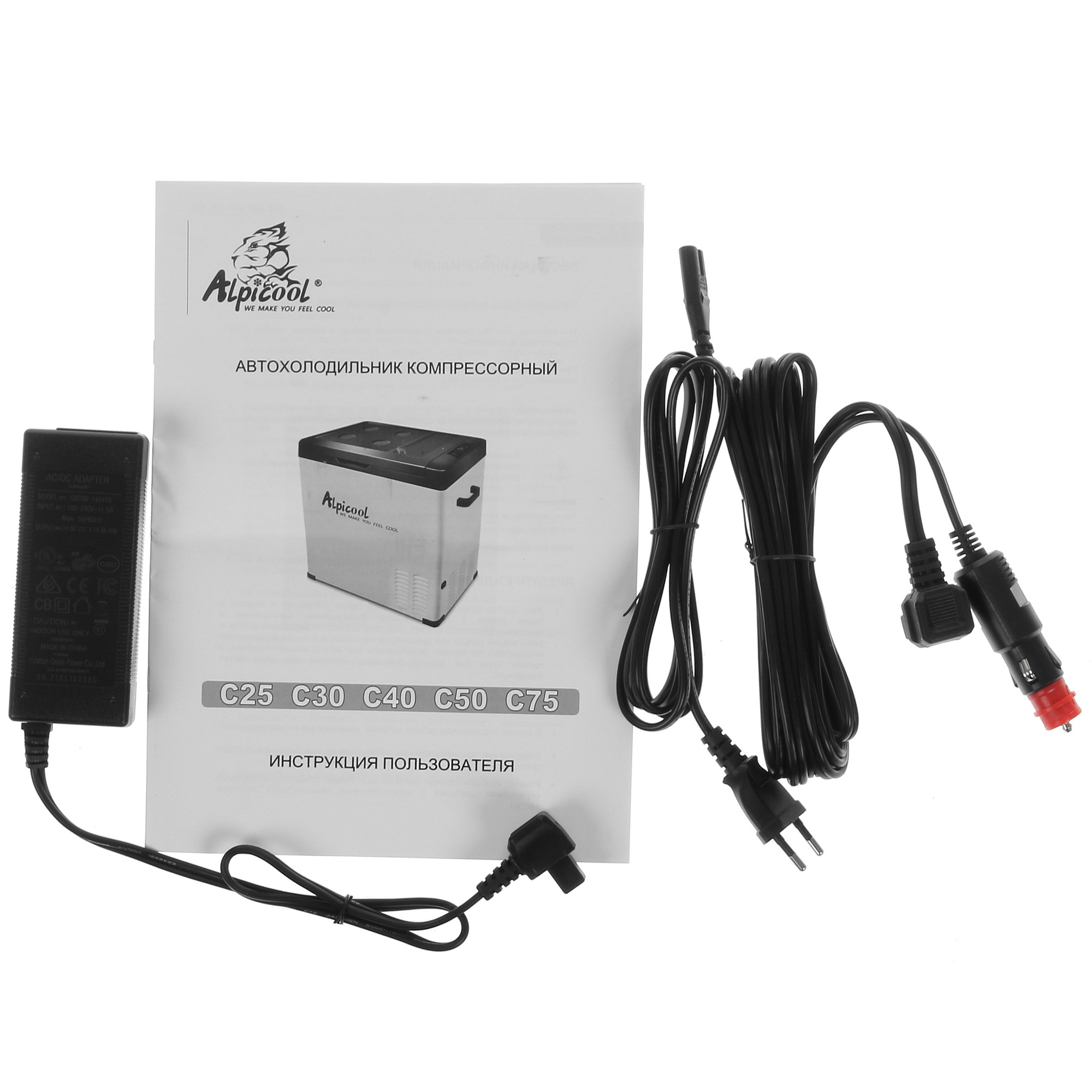 5324152 Холодильник автомобильный ALPICOOL C75 серый STDN-0044660 - Вид №8