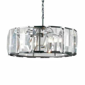 Подвесной светильник Harlow Crystal 6D от Delight Collection 8351-6D DELIGHT COLLECTION ДИЗАЙНЕРСКИЕ 243719 Прозрачный;серый