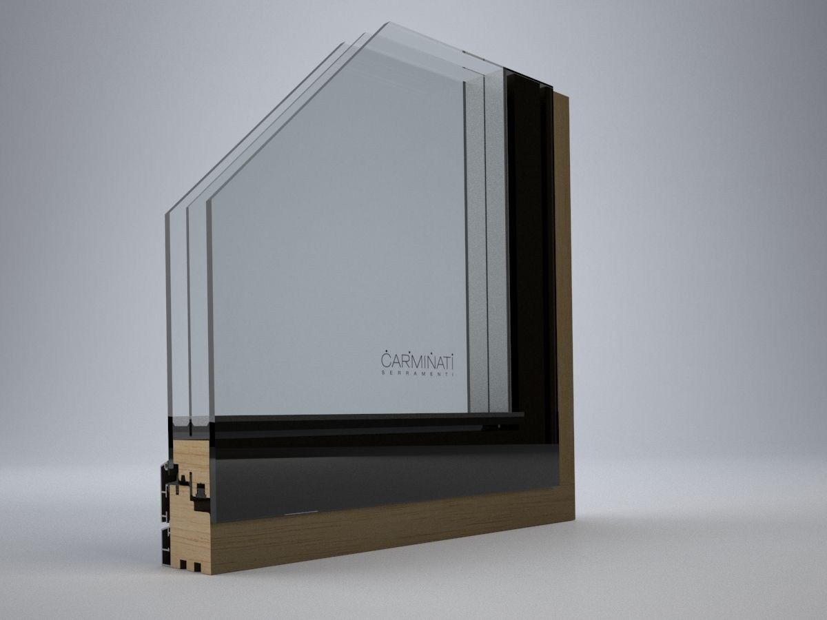 Раздвижные деревянные и стеклянные двери-окна с тройным остеклением Carminati Vitrum System ARCH-00044119 - Вид №6