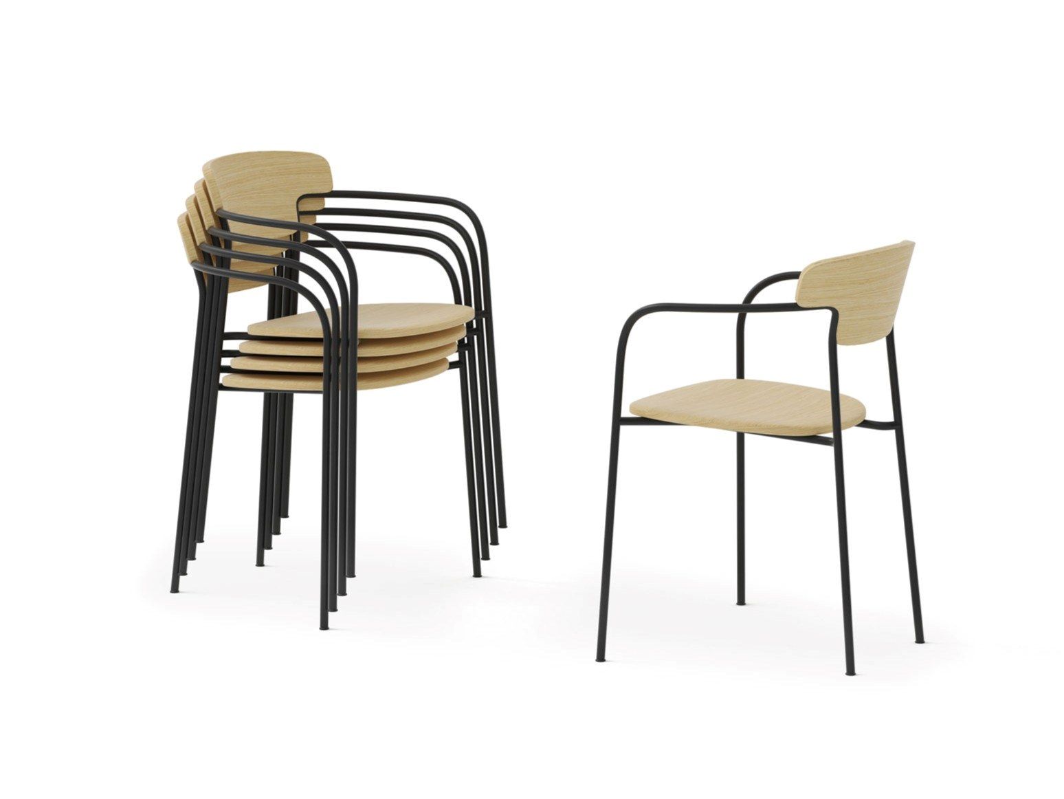 Штабелируемый стул Punt PECAN ARCH-00142968