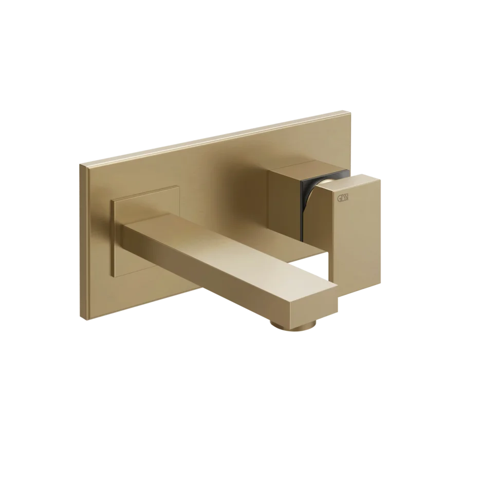 Смеситель для умывальника 44834 726 Gessi Rettangolo ТЕПЛАЯ БРОНЗА BR. PVD 44834726