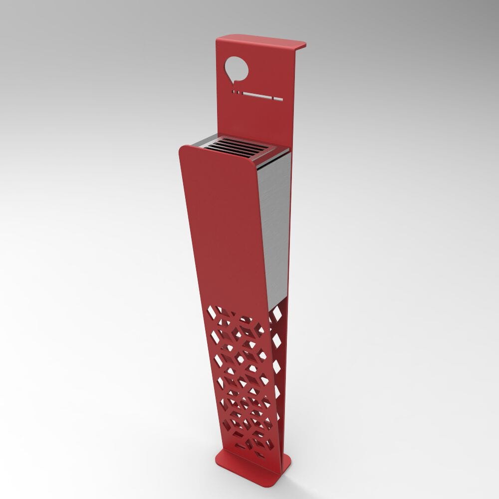 Металлическая напольная пепельница для общественных мест CITYSì GLAX ARCH-00132045 - Вид №4