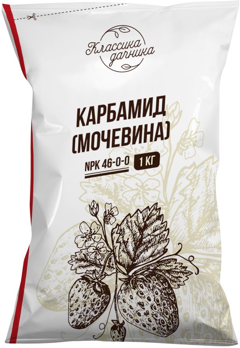 91083268 Удобрение минеральное Классика дачника Карбамид мочевина 1 кг STLM-0475366 НОВ-АГРО