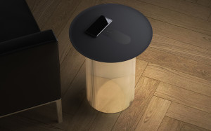 Акриловая лампа с зарядной поверхностью