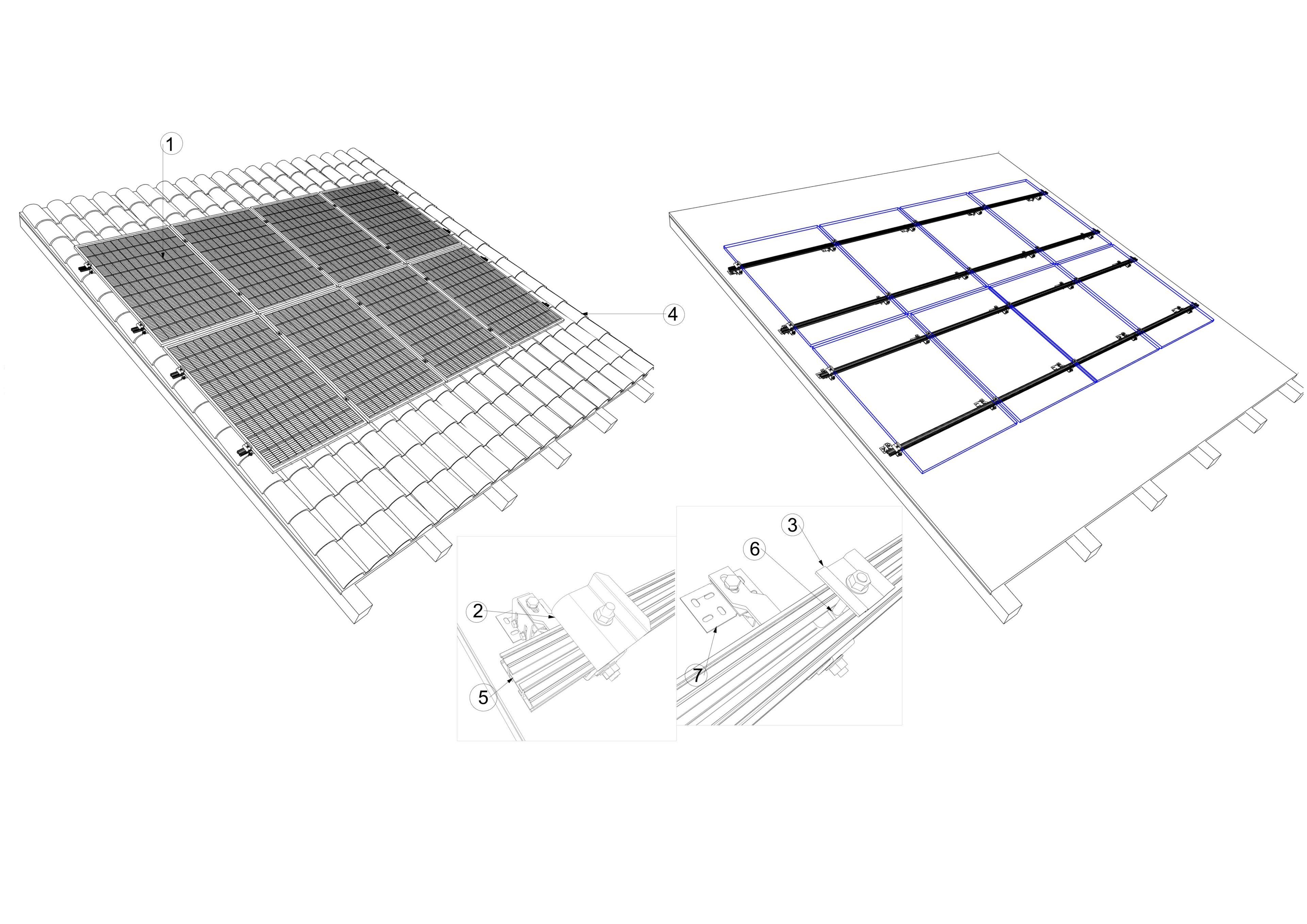Поддержка фотоэлектрической системы ECOBEL EASY ReGOLI® ARCH-00040072 - Вид №1
