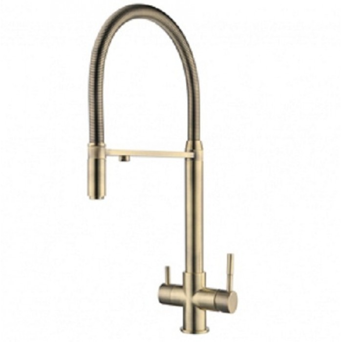 Zorg ZR 337 YF bronze Смеситель для кухни Zorg 586х230  - Вид №1