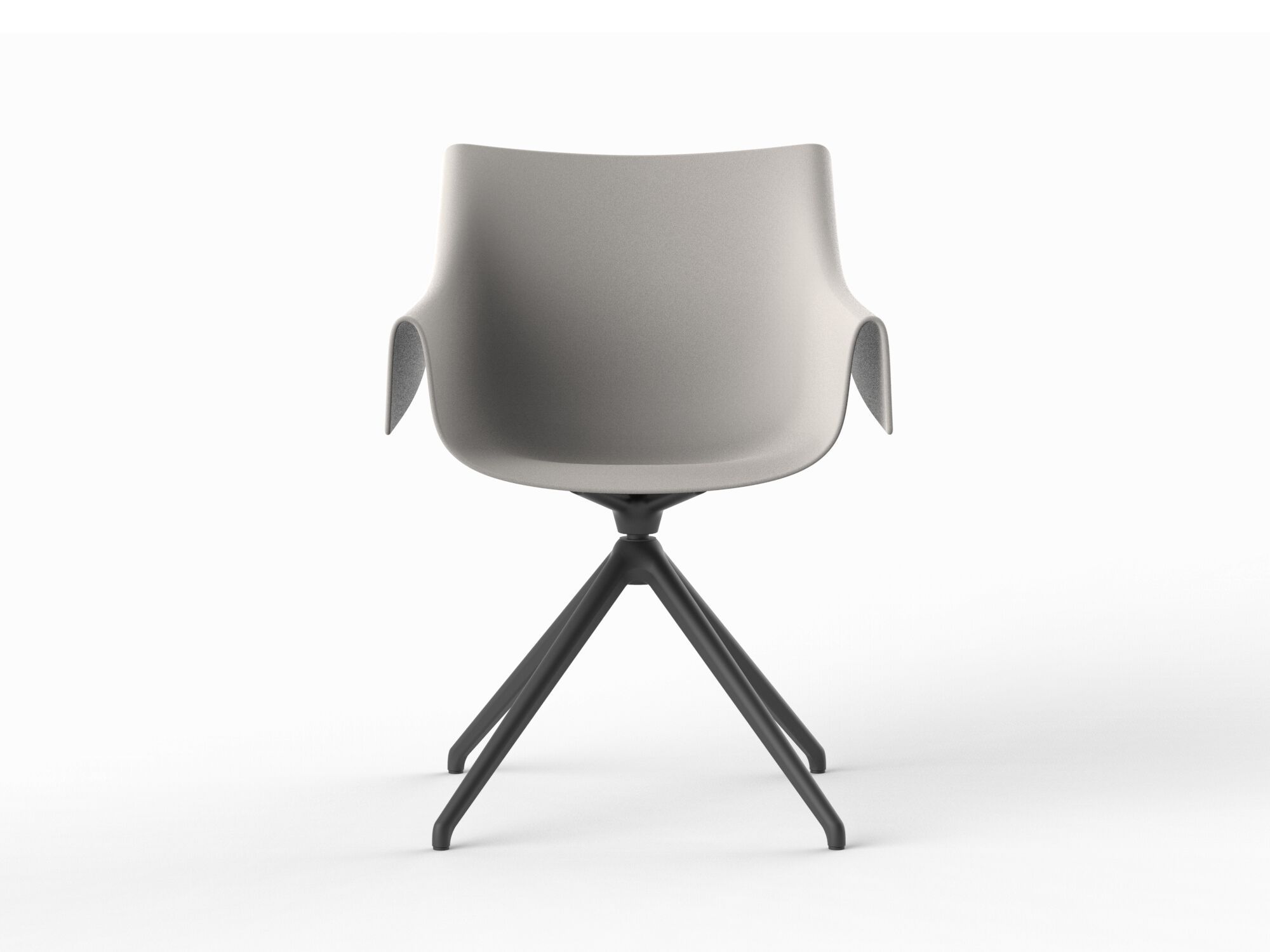 Поворотный стул с подлокотниками Vondom Manta ARCH-00018947