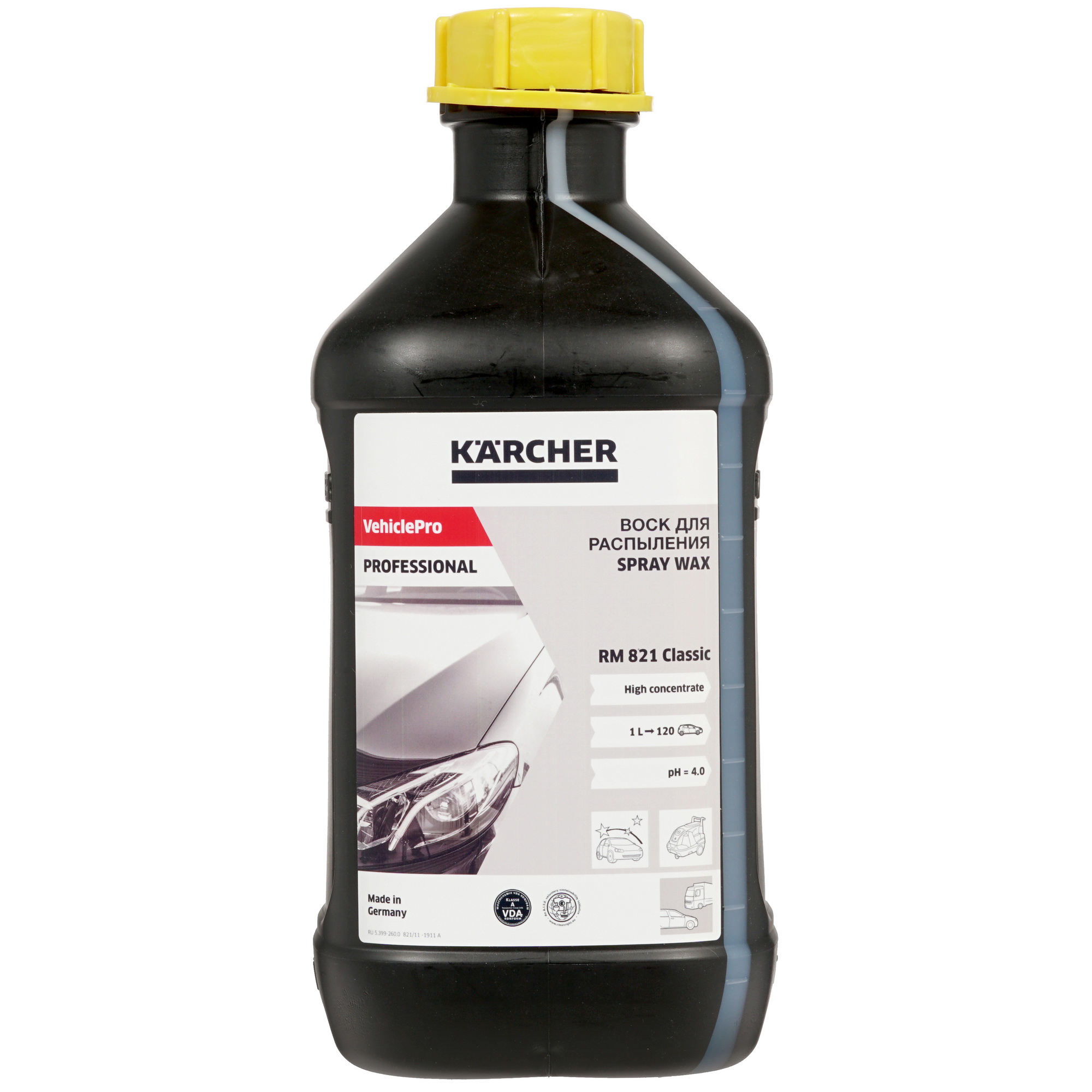 8142672 Воск Karcher VehiclePro RM 821 Classic (62955830) [2500 мл, 1 шт] STDN-0094064