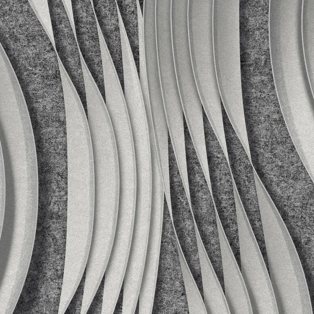 Обои флизелиновые Solo Impu серебристые 1.06 м 168519-29 IMPULS STLM-2155297 - Вид №1