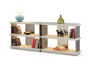 Книжный шкаф с освещением