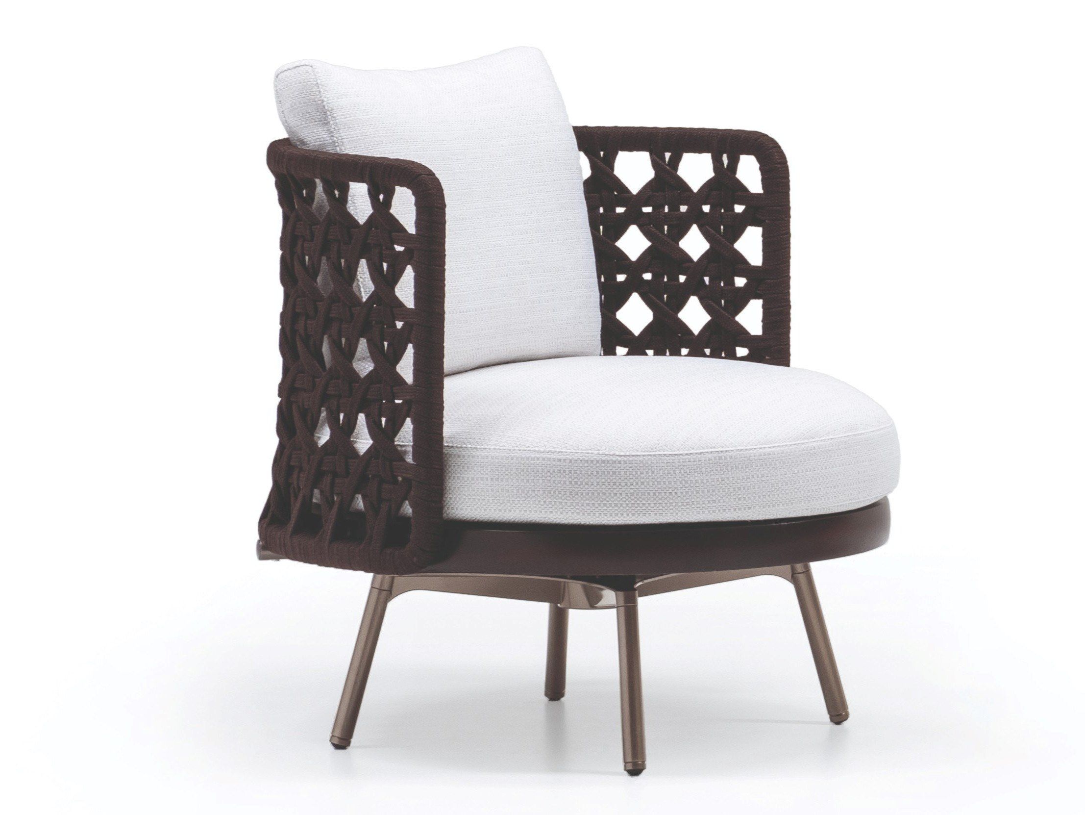 Кресло для отдыха на открытом воздухе со спинкой Minotti Torii Nest Outdoor ARCH-00008411