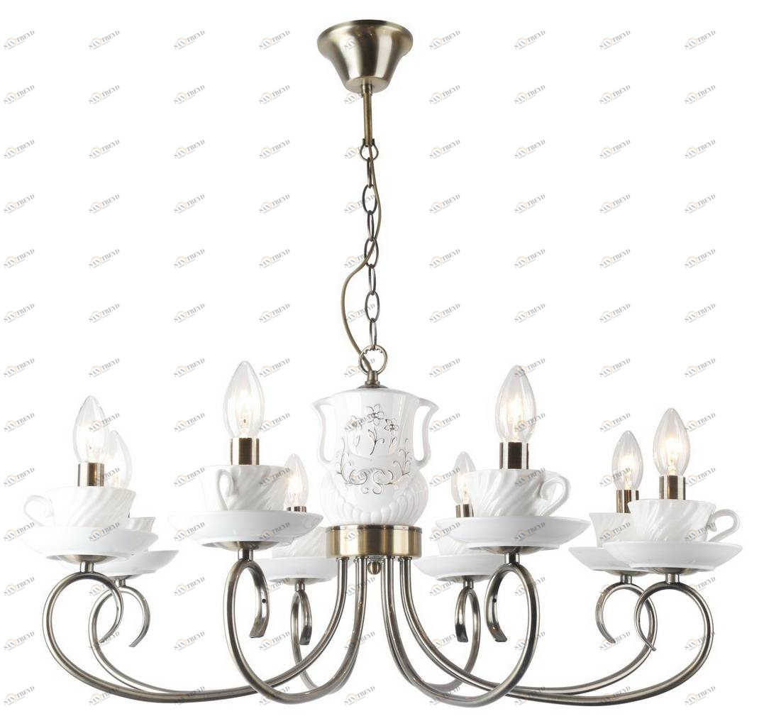 Подвесная люстра Arte Lamp Teapot A6380LM-8AB ARTE LAMP ДИЗАЙНЕРСКИЕ, TEAPOT 056637 Белый 