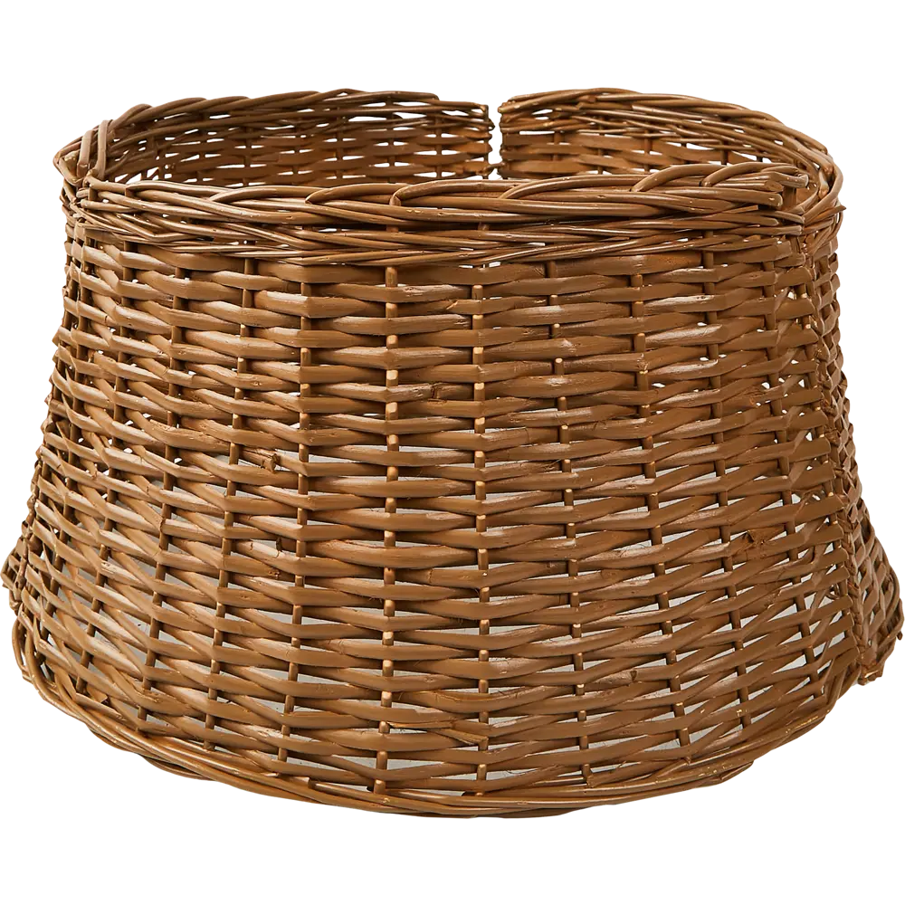 87038500 Корзина под елку коричневая ротанг D60см H28см STLM-1430628 Santreyd 