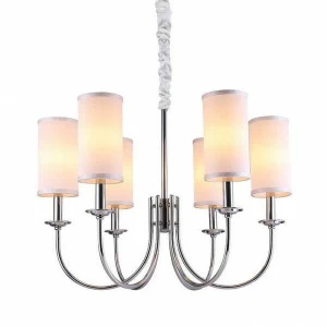 Подвесная люстра Newport 3386/C без абажуров NEWPORT ДИЗАЙНЕРСКИЕ 279689 Белый;серебро