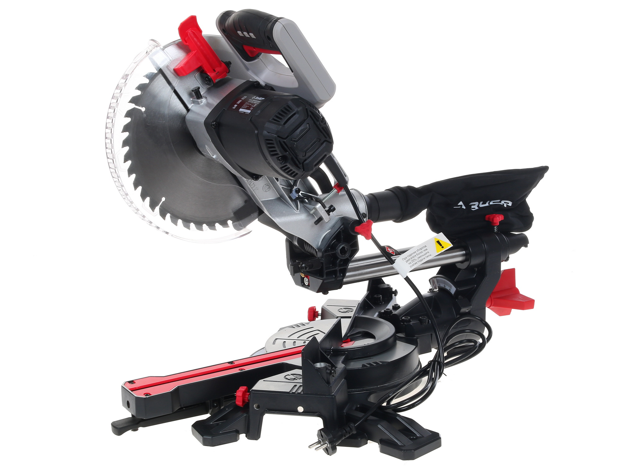 Торцовочная пила  Зубр ЗПТ-255-1800 ПЛ 8103326 STDN-0112502 - Вид №8