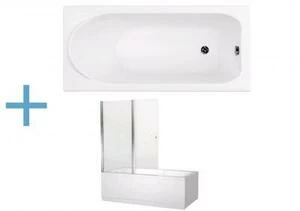 Акриловая ванна Aquanet Nord 160x70 (+ шторка Aquanet Alfa 4 NF6222-pivot)