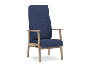 Тканевое кресло с подлокотниками