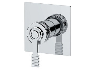 Однорычажный встраиваемый смеситель для ванны с пластиной