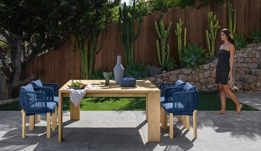 Talenti Садовый стул из мягкой ткани с подлокотниками Argo Agopp - Вид №1